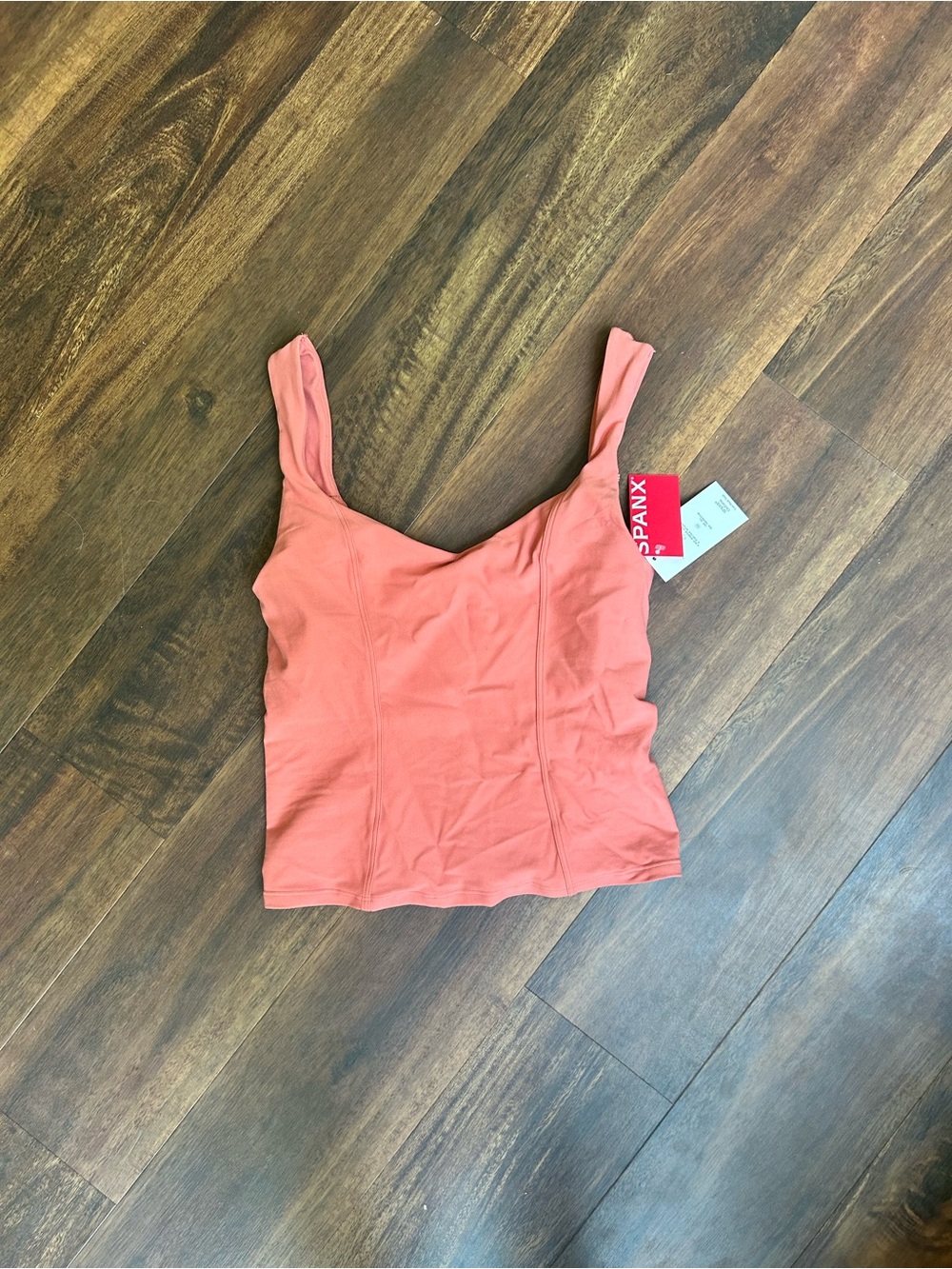 SPANX Coral Scoop-Neck Shaping Tank